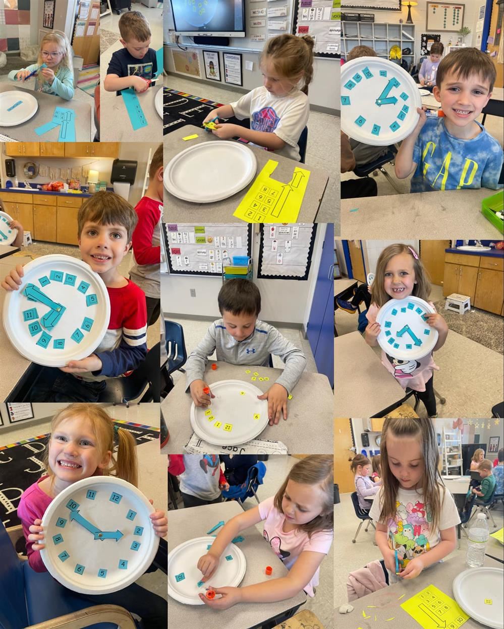 Kinders telling time